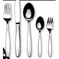 30 Piece Straight Flatware Set w/ Polished Finish